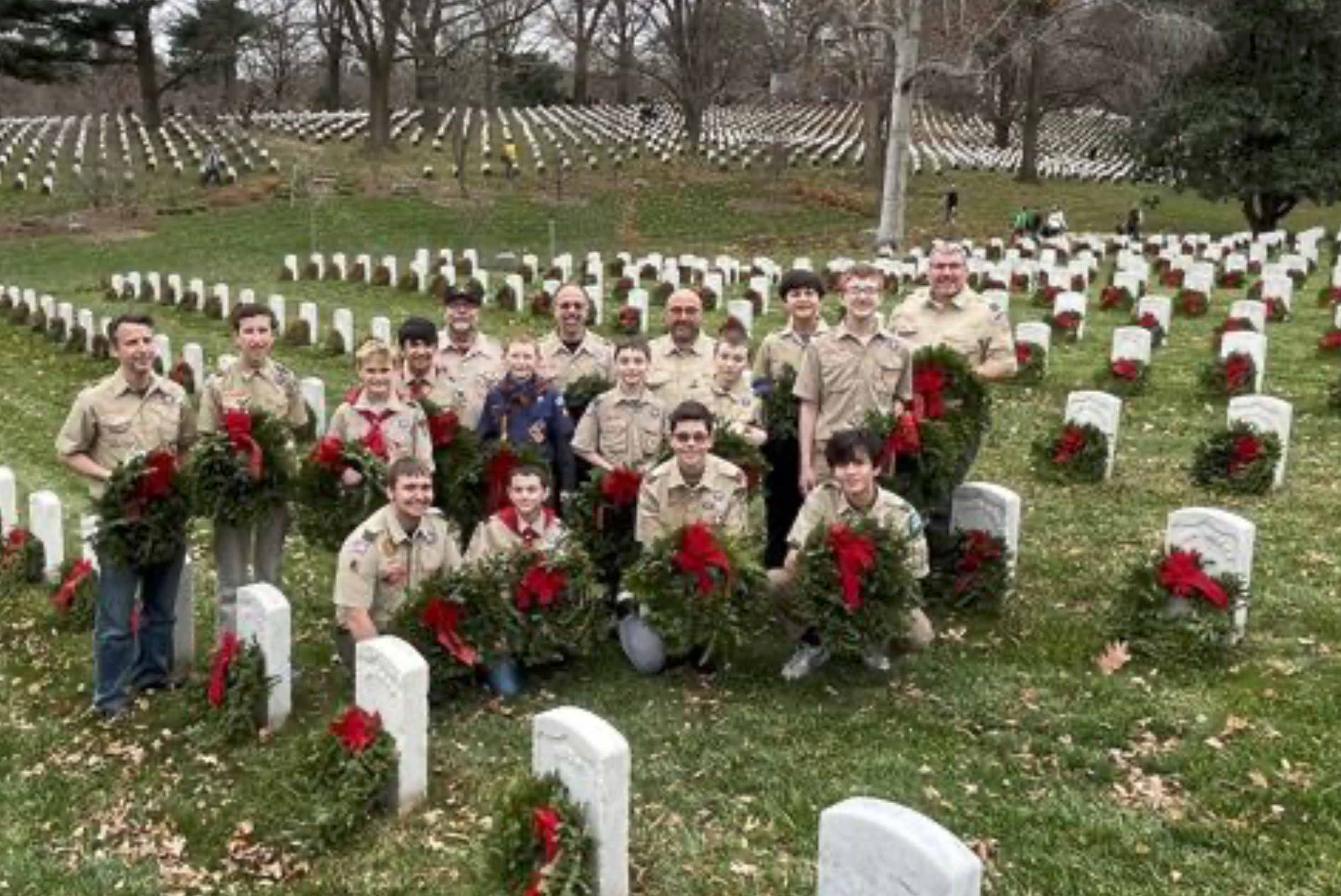 Troop at Arlington